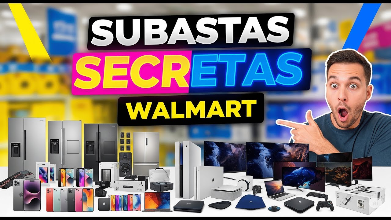 😱 Subastas SECRETAS Walmart NO CREERÁS los costos GANARON Estos productos BARATÍSIMOS!!!! 🤫