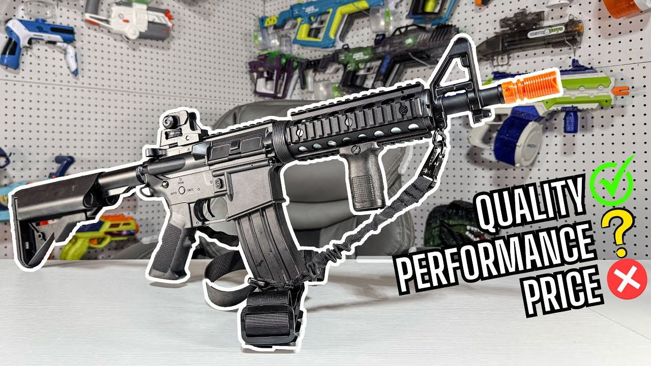 Насколько хорош бластер с гелевыми шариками CYMA M4A1? | Oakley Entertainment