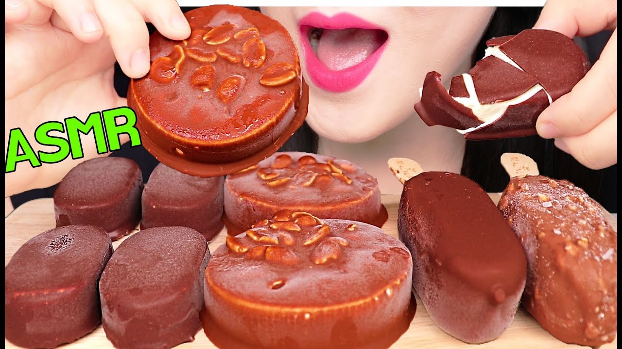 ASMR CHOCOLATE ICE CREAM *MAGNUM 초콜릿 아이스크림 먹방 (EATING SOUNDS) NO TALKING