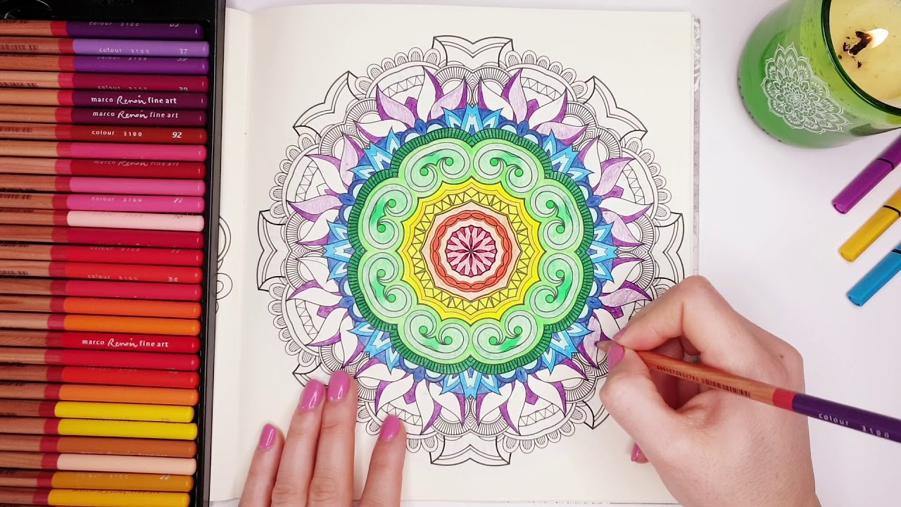 Chakra Mandala Coloring | 432 Hz Healing Music