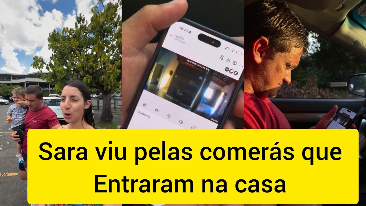 Sara Kellen viu pelas comerás que entraram na sua casa