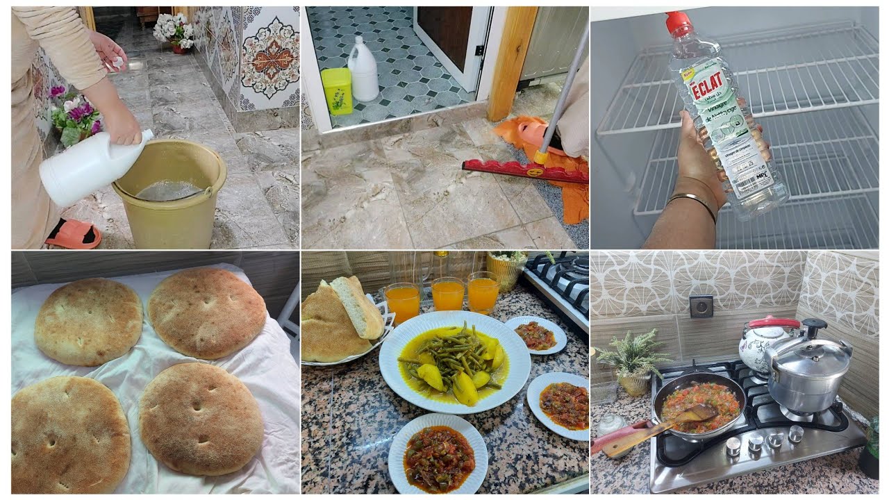 روتين صباحي محفز🥰لربة بيت متخليش لعكز يقضي عليك👌تنظيف البيت🪣