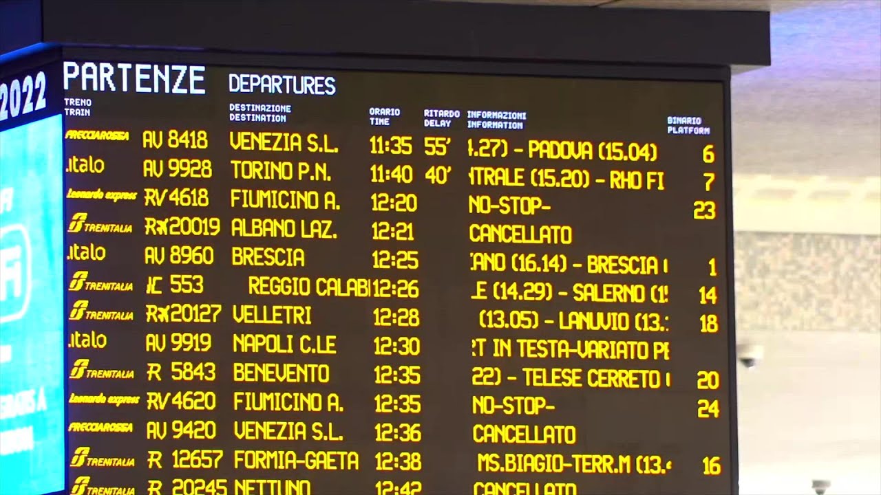 Treni, disagi a Roma Termini: ieri deragliamento sulla linea dell'Alta Velocit&agrave;