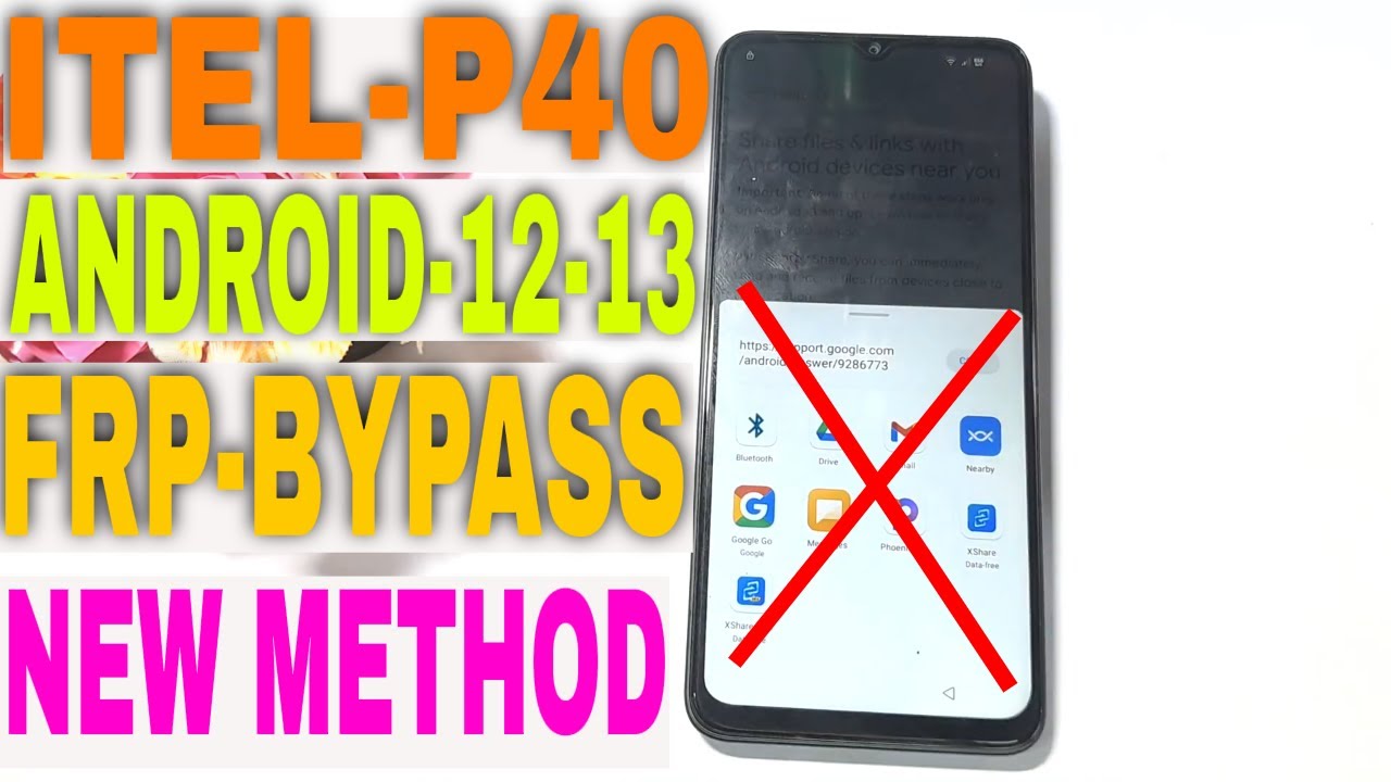 all itel frp bypass app not working | Itel P40 (P662L) Android 12/13 Frp Bypass App Not Working New
