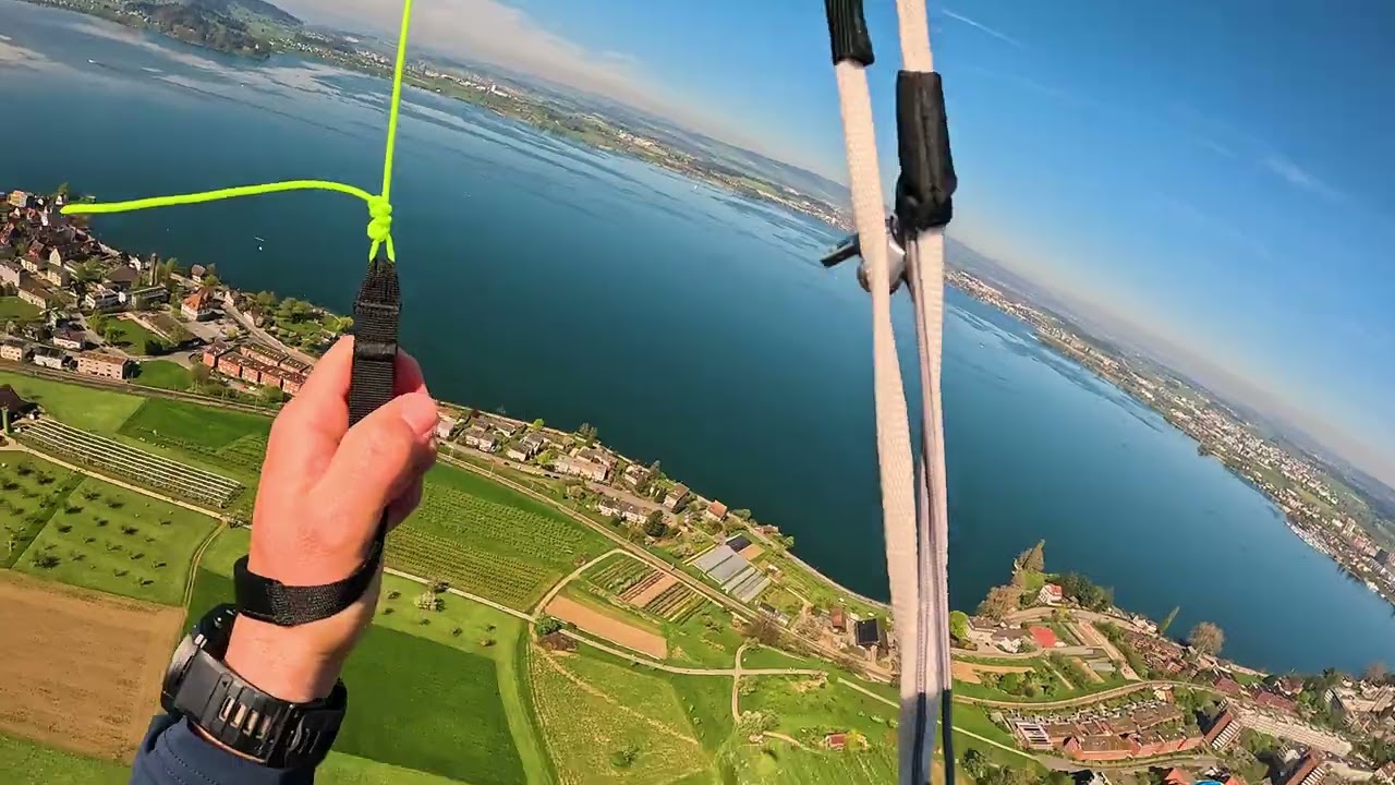 Hike and Fly above Lake Zug with Ozone Ultralite 19
