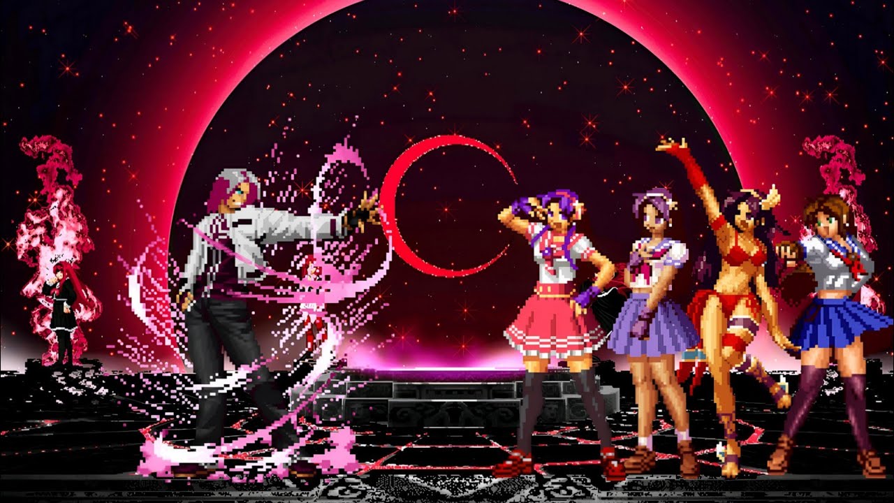 [KOF Mugen] Kyo-Burst vs. Athena Asamiya Team