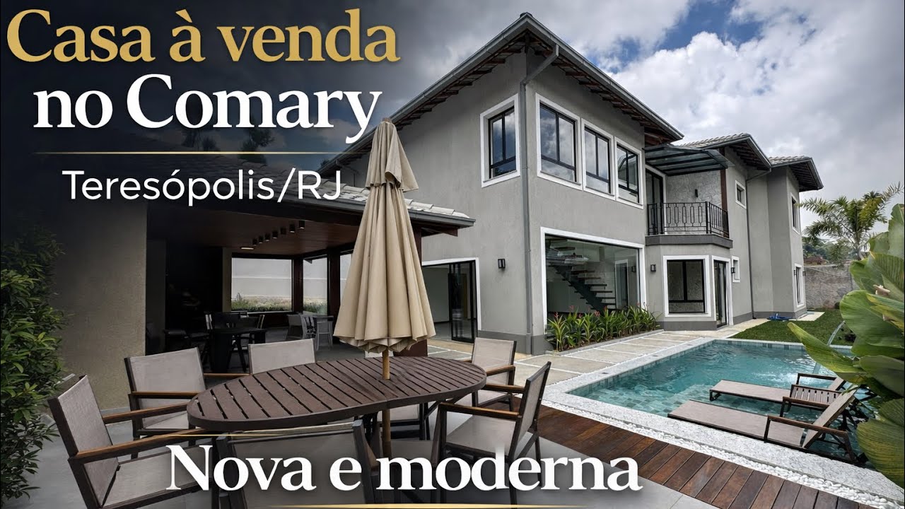 CASA Á VENDA EXCLUSIVA NO COMARY - TERESÓPOLIS/RJ