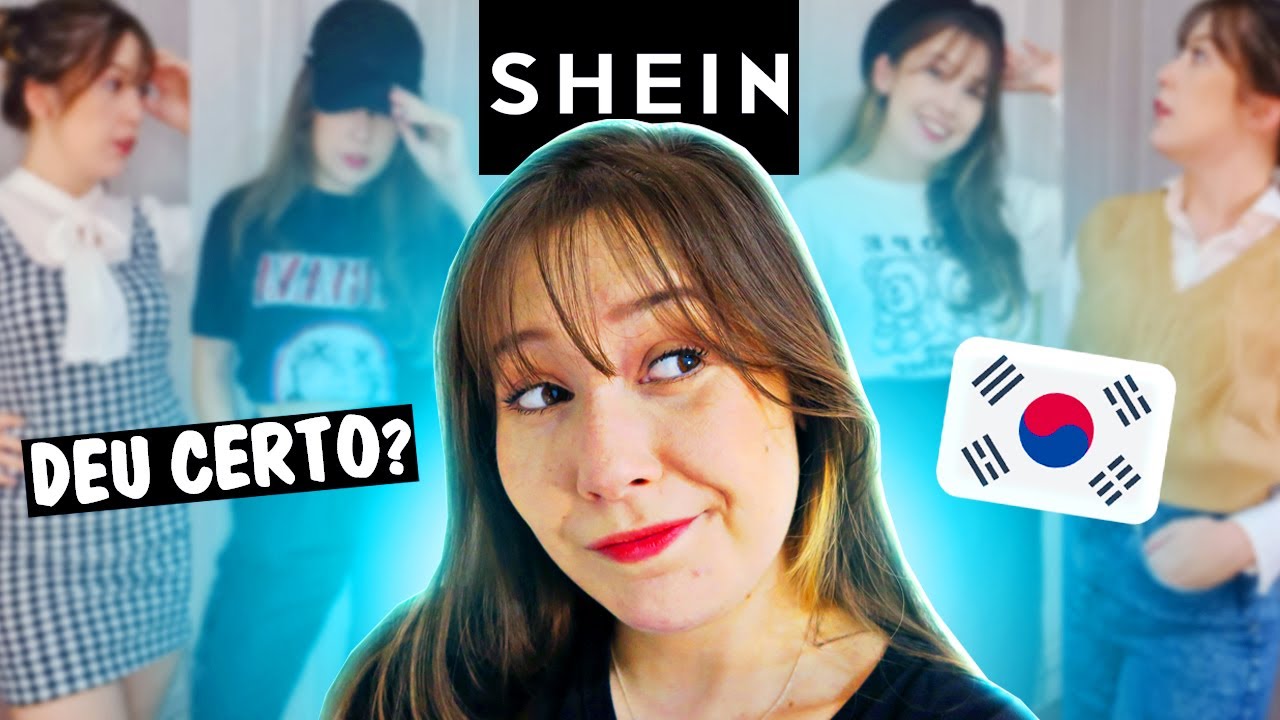 Provando Roupas de Estilo COREANA da SHEIN 😉