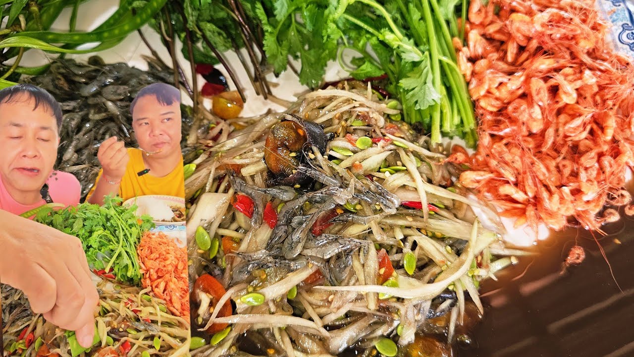 อยู่เมืองไทยของกินมากมายว่าแต่มีเงินซื้อเนาะครับส้มตำนัวๆกุ้งฝอยทั้งสดทั้งคั่วสุกแซ่บเข้ากันดีคัก