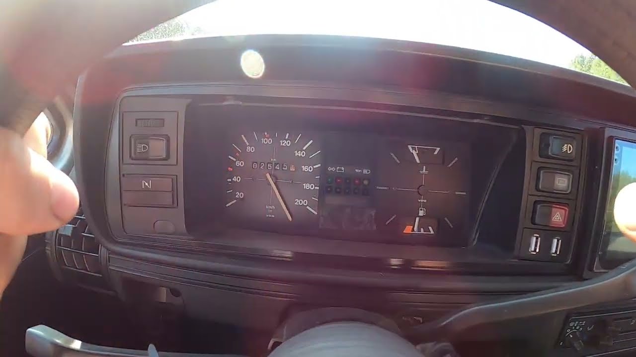 VW GOLF MK1 vr6 3.6 speed test