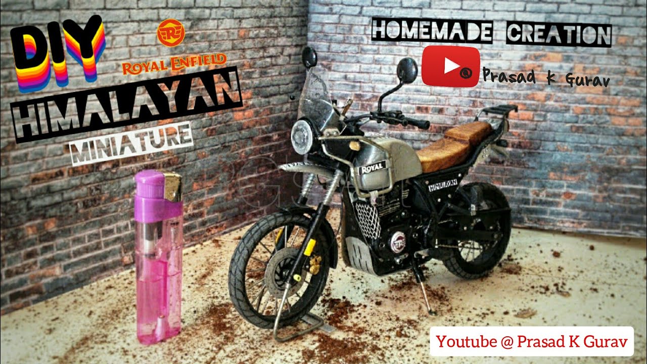 DIY Homemade Royal Enfield Himalayan Miniature Model