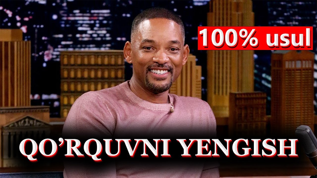UIL SMIT - QO'RQUVNI YENGISHNI 100% LIK USULINI AYTDI |  MOTIVATSIYA