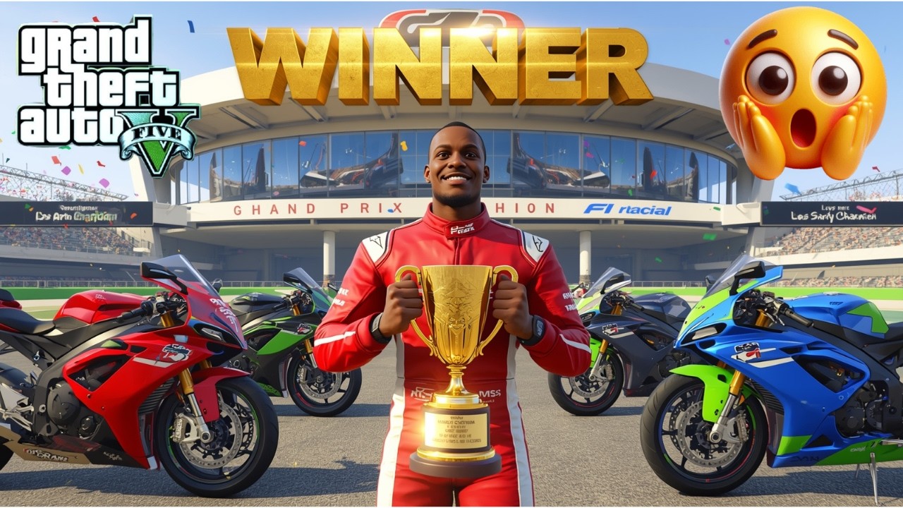 FRANKLIN WINS THE BIKE RACE CHAMPIONSHIP! 🏆 | GTA 5 #gta5 #gaming