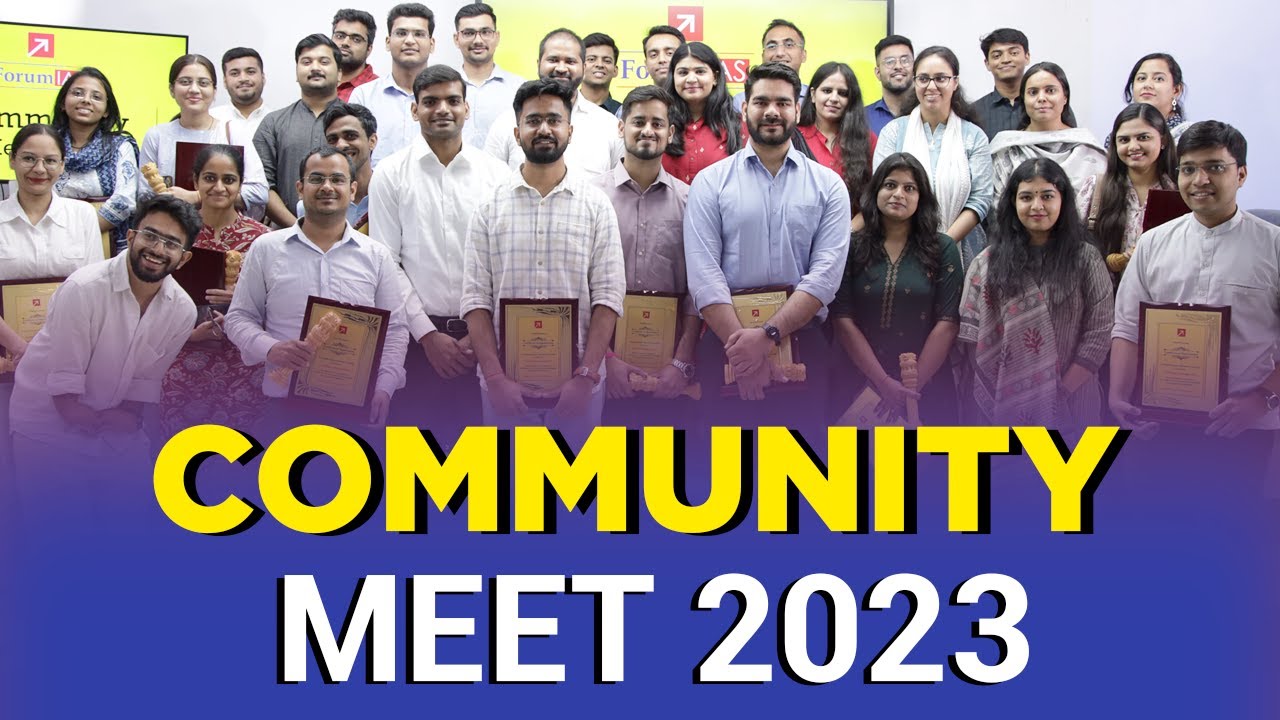 ForumIAS Annual Community Meet 2023 | Annual Meet of IAS Toppers | ForumIAS