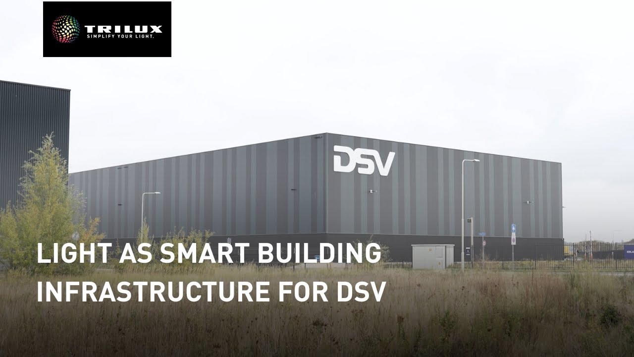 Light as smart building infrastructure for DSV | TRILUX