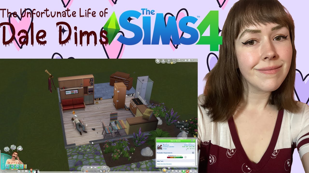Sims 4: The Unfortunate Life of Dale Dims- part 2