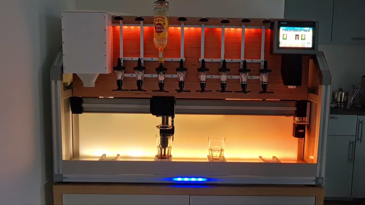 Cocktail Maschine S7 1200 mit    ICE Crusher / Eiswürfel und Wägezelle.