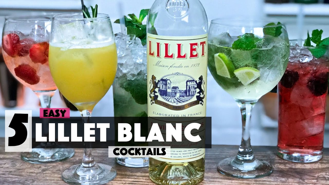 5 Lillet Blanc Cocktail Recipes - How to drink Dry Vermouth | Steve the Barman