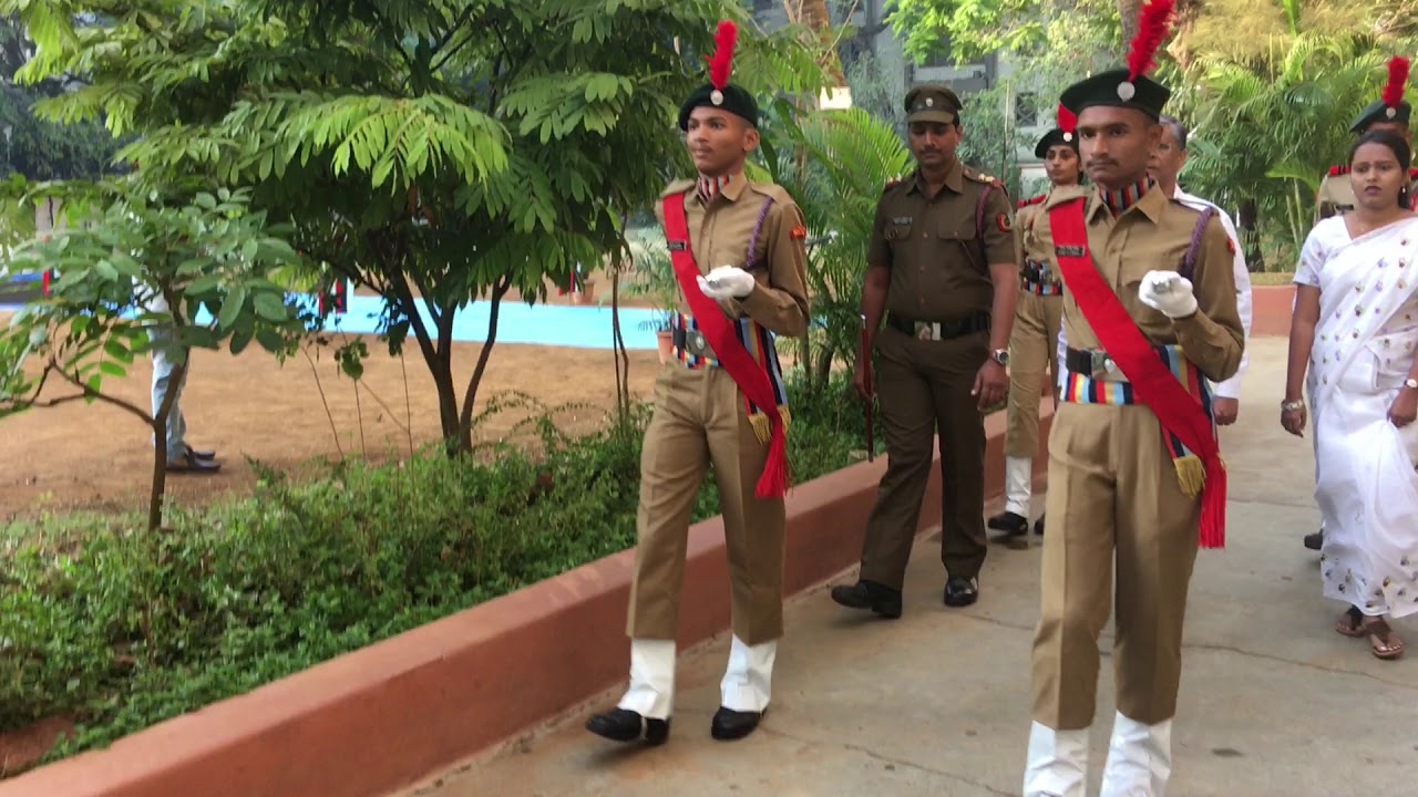 NCC Republic Day Parade Mumbai 26th January 2018  Sathaye College NCC
