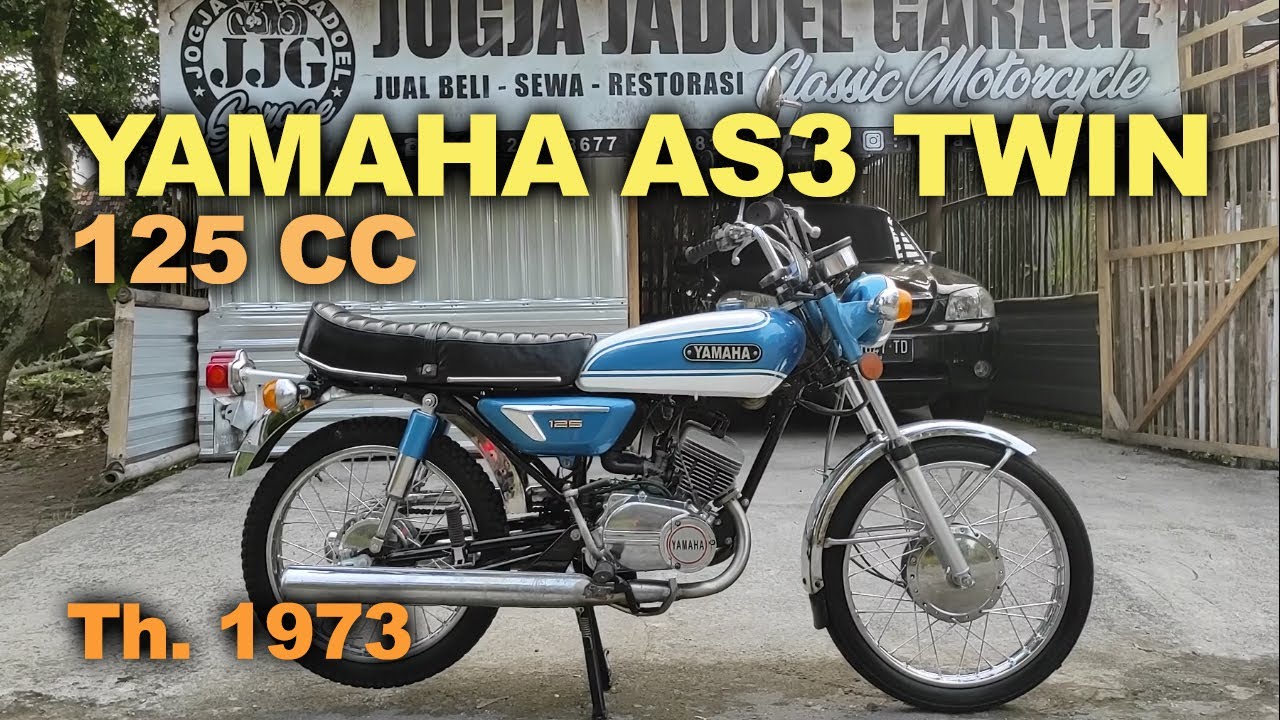 YAMAHA AS3 TWIN   125 CC   Th 1973