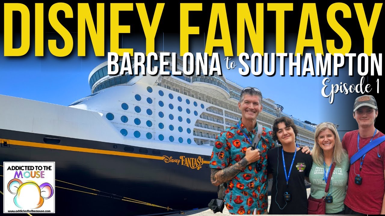 Our Spanish Cruise Adventure Begins on the Disney Fantasy! | Sailing from Barcelona