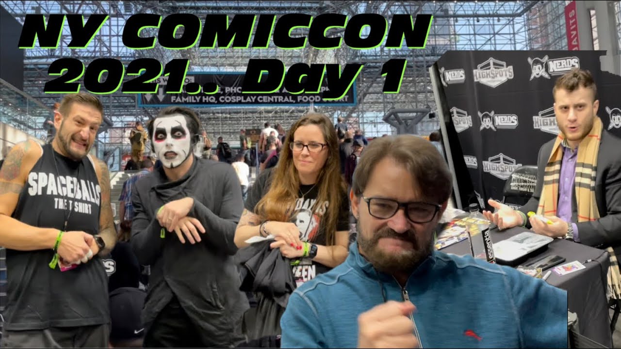 NYCC Comic Con 2021 autographs & more day 1 vlog