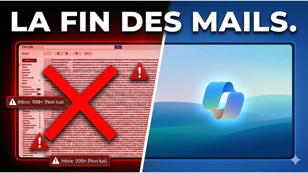 C'est termin&eacute;. Je n'ouvre plus mes mails. (Merci Copilot) #ai