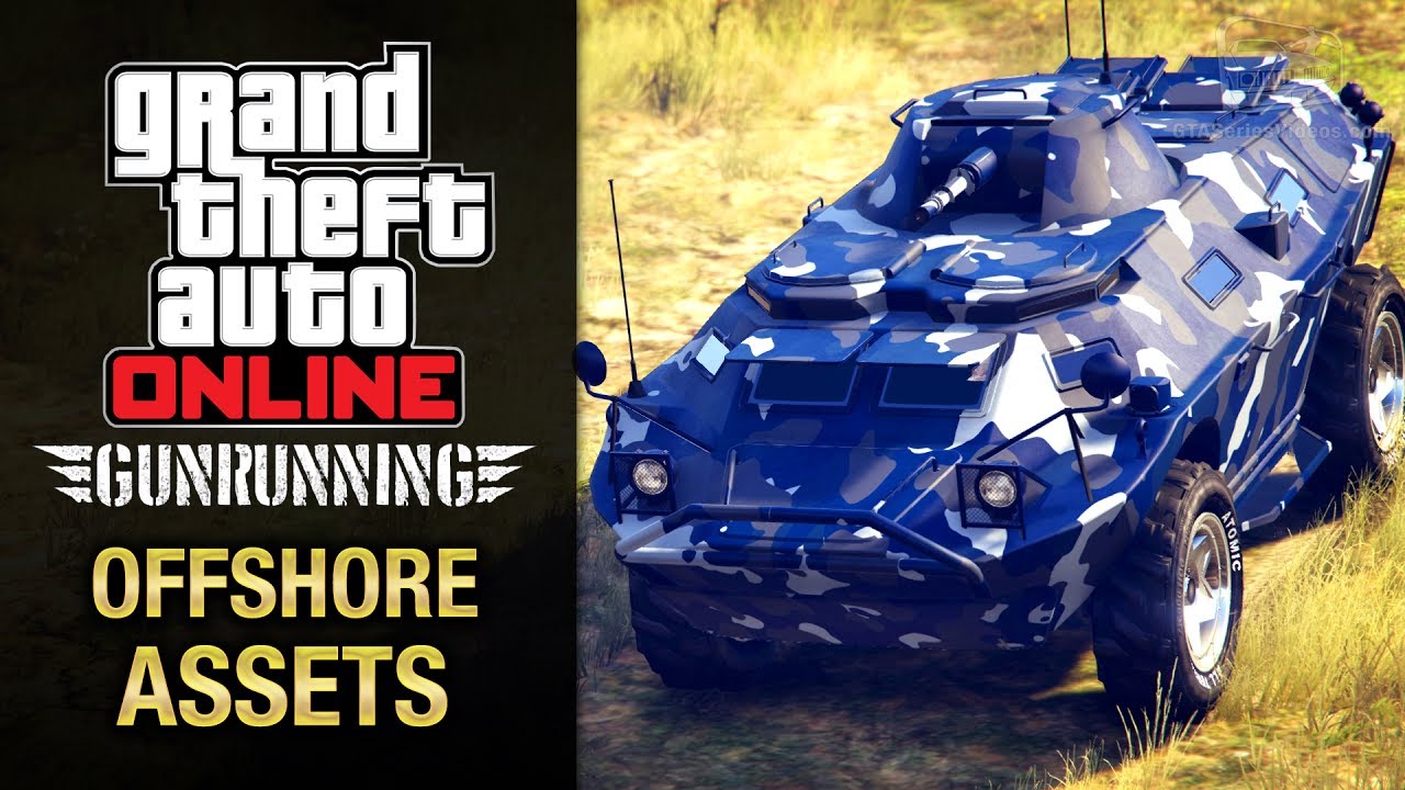 GTA Online Gunrunning - Mobile Operation #4 - APC (Offshore Assets)