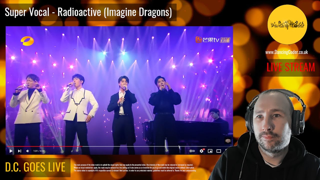 Super Vocal 声入人心男团 - Radioactive (Imagine Dragons) | Singer 2020 | Reaction