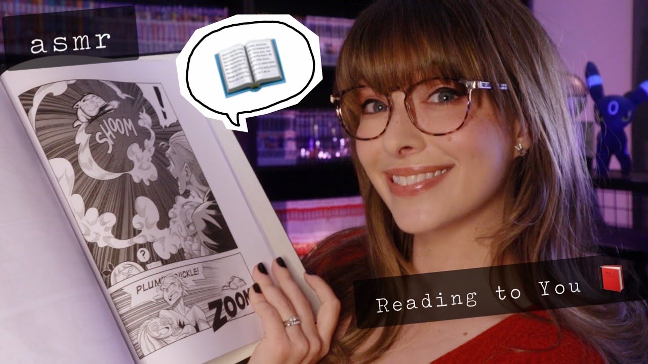 ASMR 📕 Relaxing Comic Reading (Chapter 2)! Artwork Tracing, Paper Smoothing & Page Turning Sounds