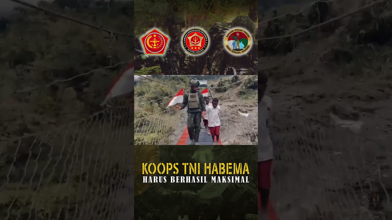 KOOPS TNI HABEMA  #tni #habema #tnidihatirakyat #tniad #puspentni #militer #papua #papuasejahtera