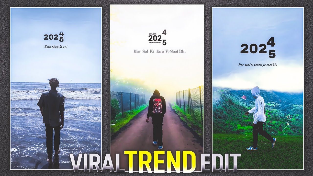 2025 New Year Reels Editing | Happy New Year 2025 Video Editing In Capcut | Trending Reels Editing