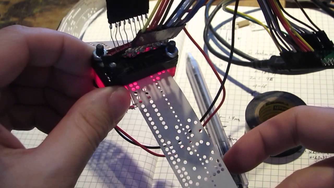 Paper tape reader demo