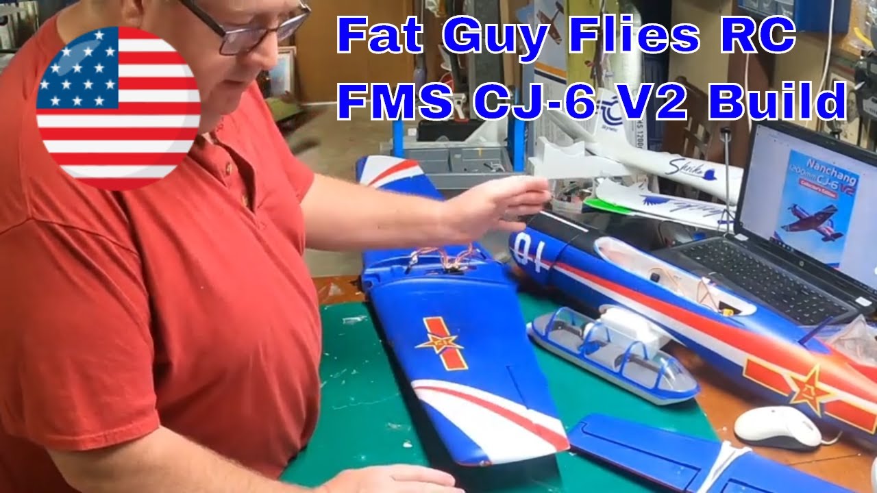 FMS CJ 6 V2 Build Video by Fat Guy Flies Rc