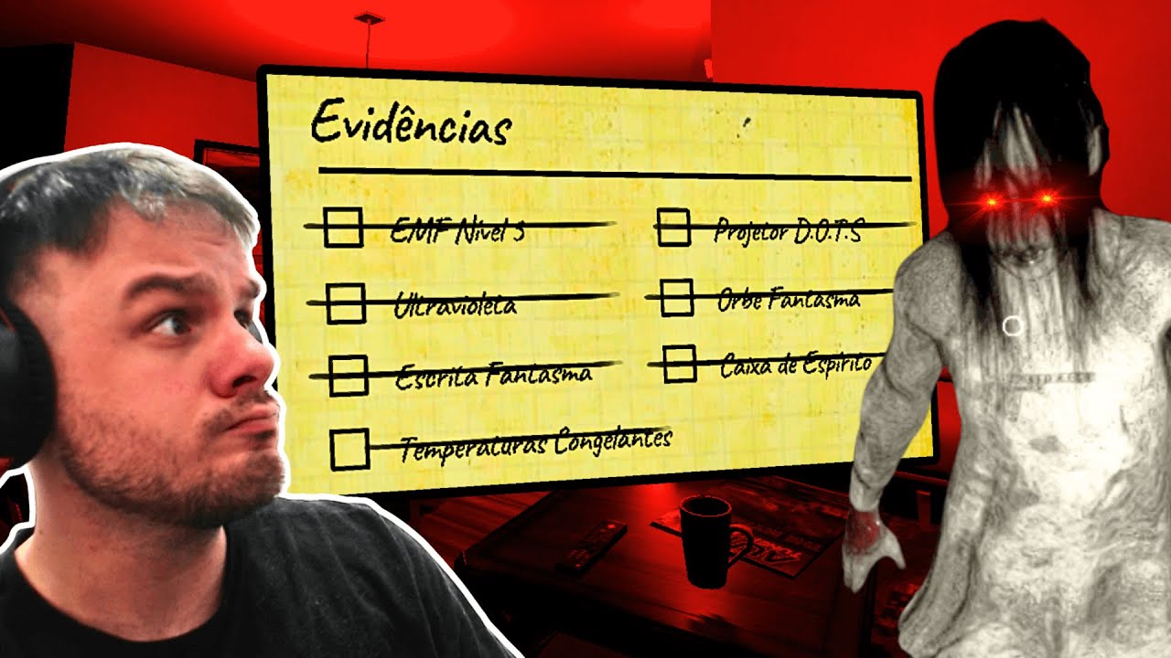TIVE QUE TESTAR TUDO NA 0 EVIDÊNCIAS PARA DESCOBRIR ESSE FANTASMA! Phasmophobia