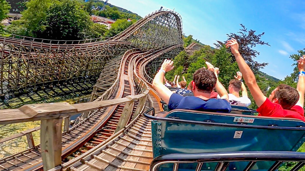 Loup-Garou, Walibi Belgium, Vekoma Wooden Roller Coaster