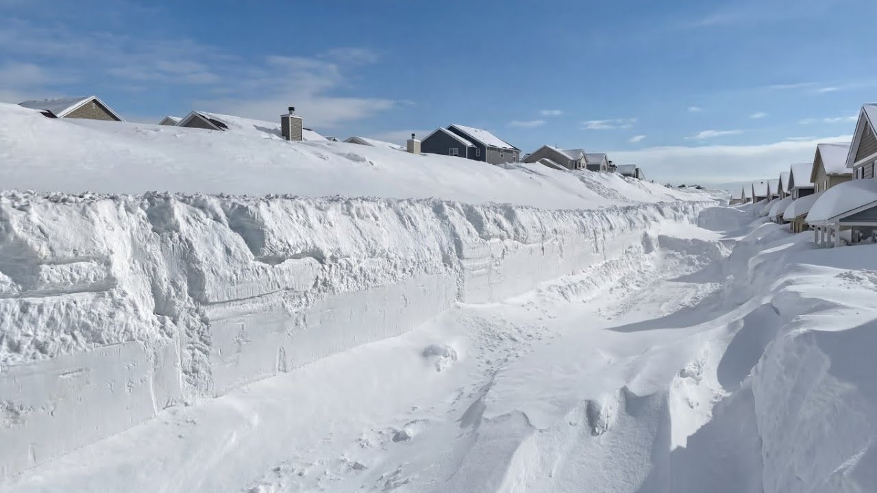 Bomb Cyclone Blizzard Buries Marquette, Michigan