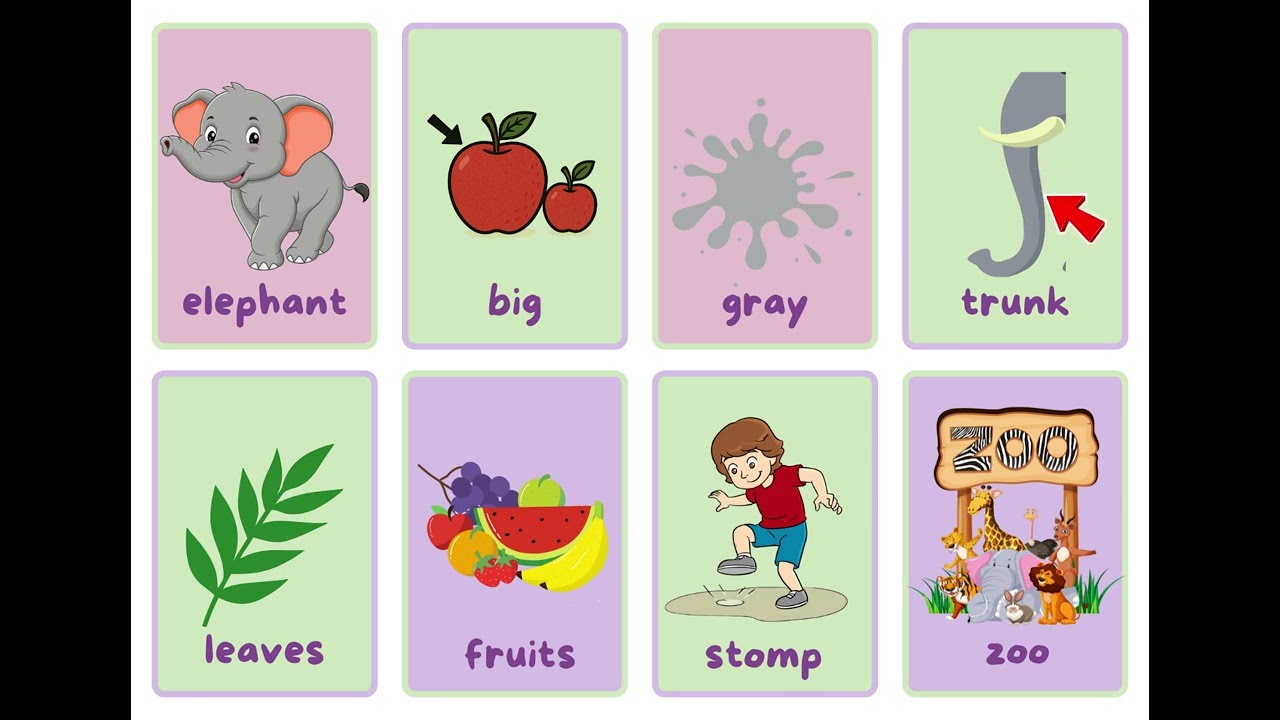 6-1 elephant vocabulary