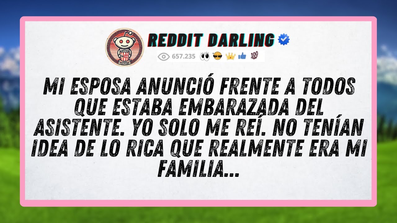 Mi esposa anunció frente a todos que estaba embarazada del asistente. Yo solo me reí. No tenían...