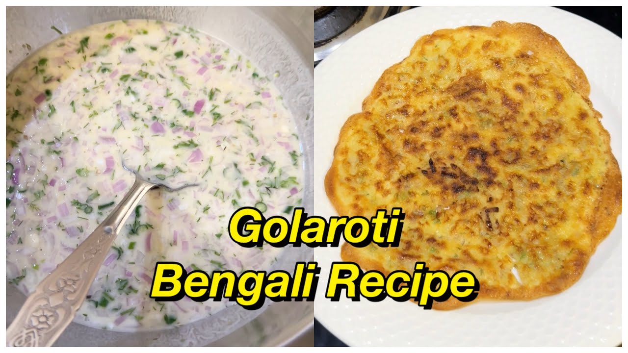 Authentic Golaroti Bengali Recipe | Sreenanda Shankar