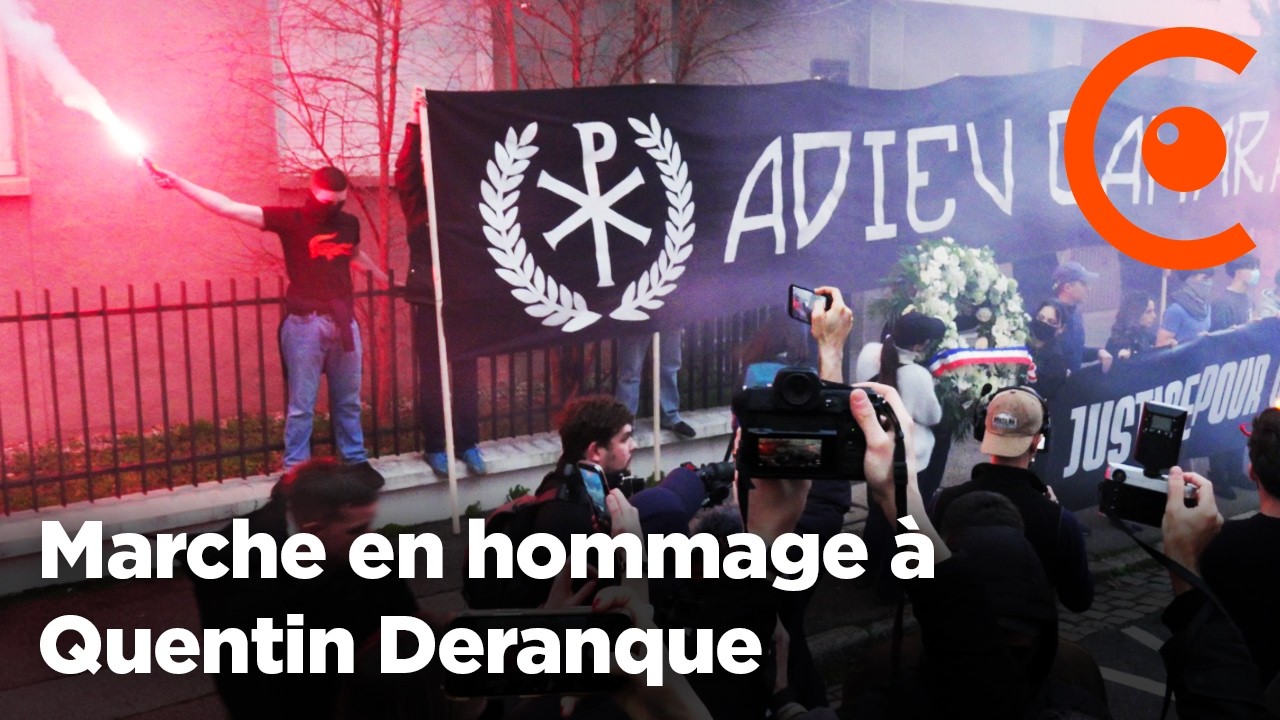 Marche en hommage à Quentin Deranque organisée par l’extrême droite à Lyon