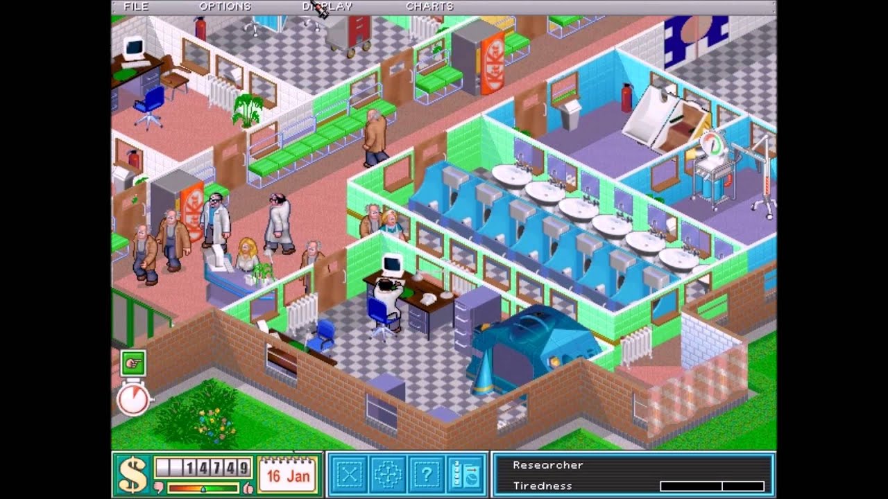 Theme Hospital, Level 9, Eastville Playthrough