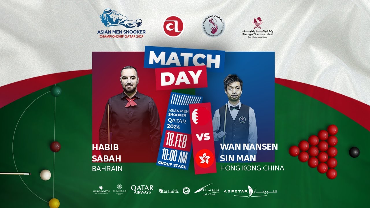 ACBS - ASIAN MEN SNOOKER CHAMPIONSHIP | QATAR 2024