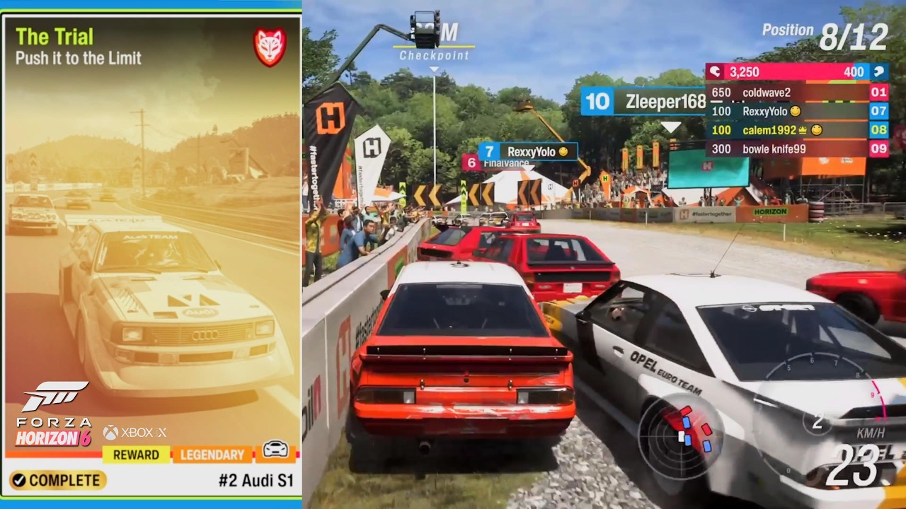 Forza Horizon 6 | The Trial Online Team - Push it to the Limit (Push each other) 'Horizon Decade