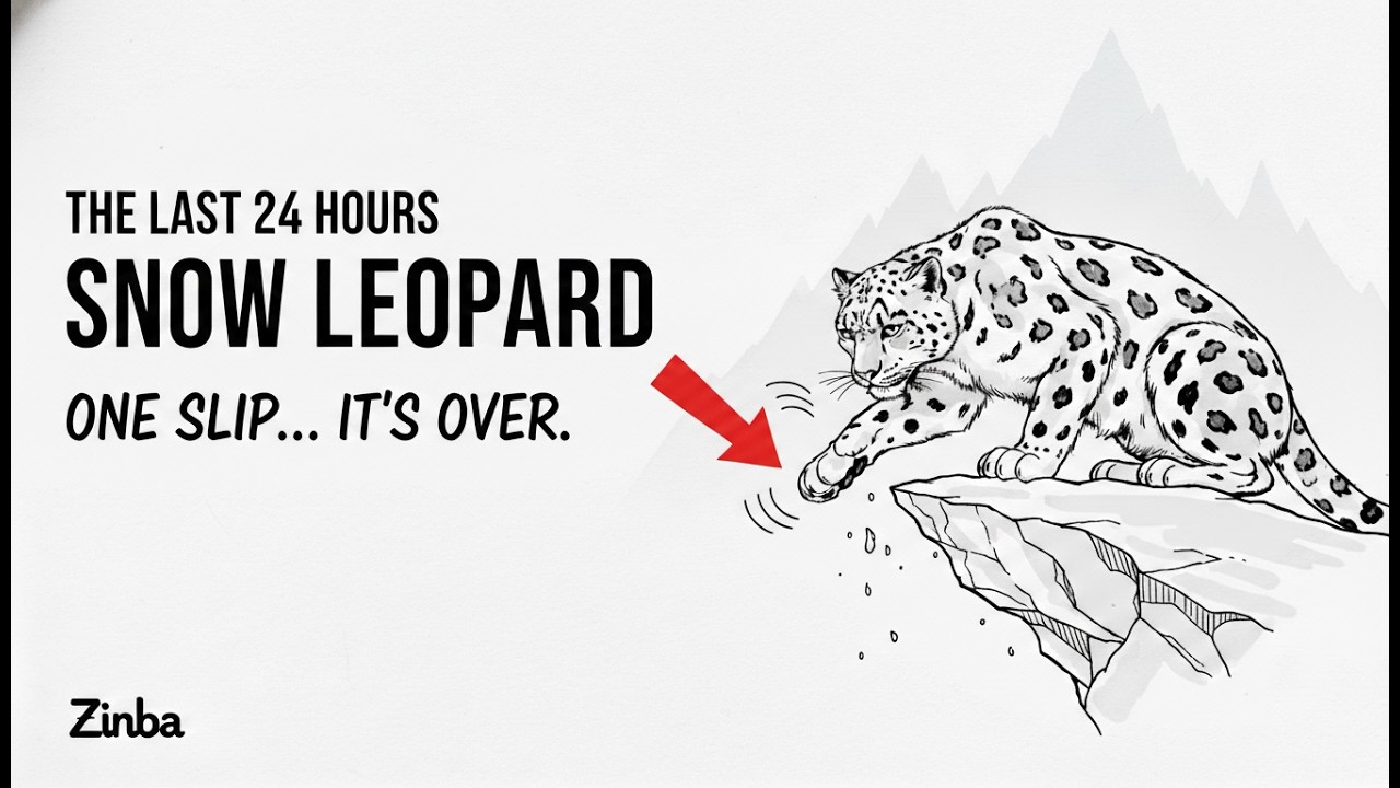 The Last 24 Hours of a Snow Leopard