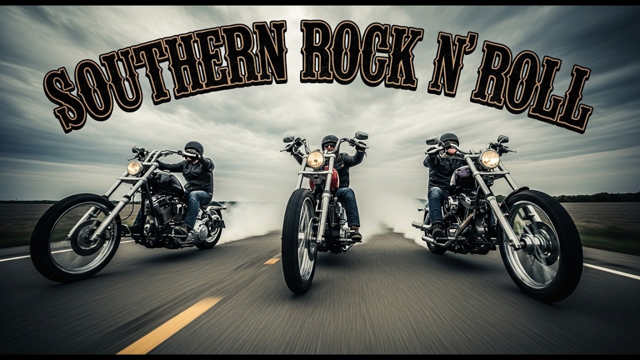 Southern Rock Highway Mix ⚡ Hard Biker Anthems for Night Ride Rebels