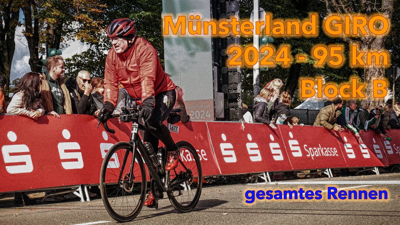 Münsterland GIRO 2024 95km Block B - gesamtes Rennen