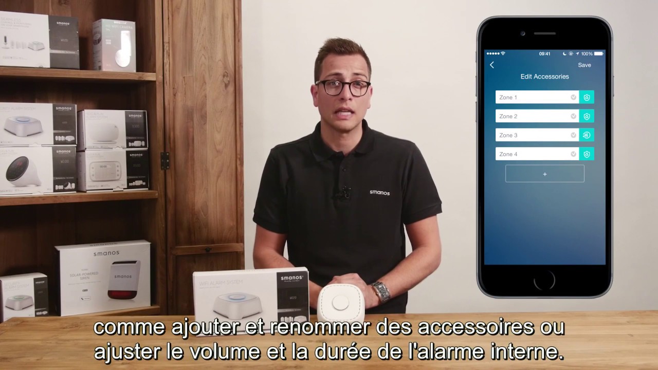 Smanos – L’unboxing du système d’alarme Wi-Fi W020