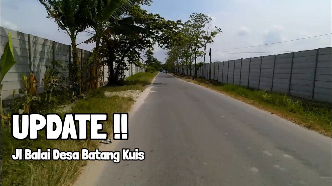 Jl Balai Desa Batang Kuis || Motovlog Medan