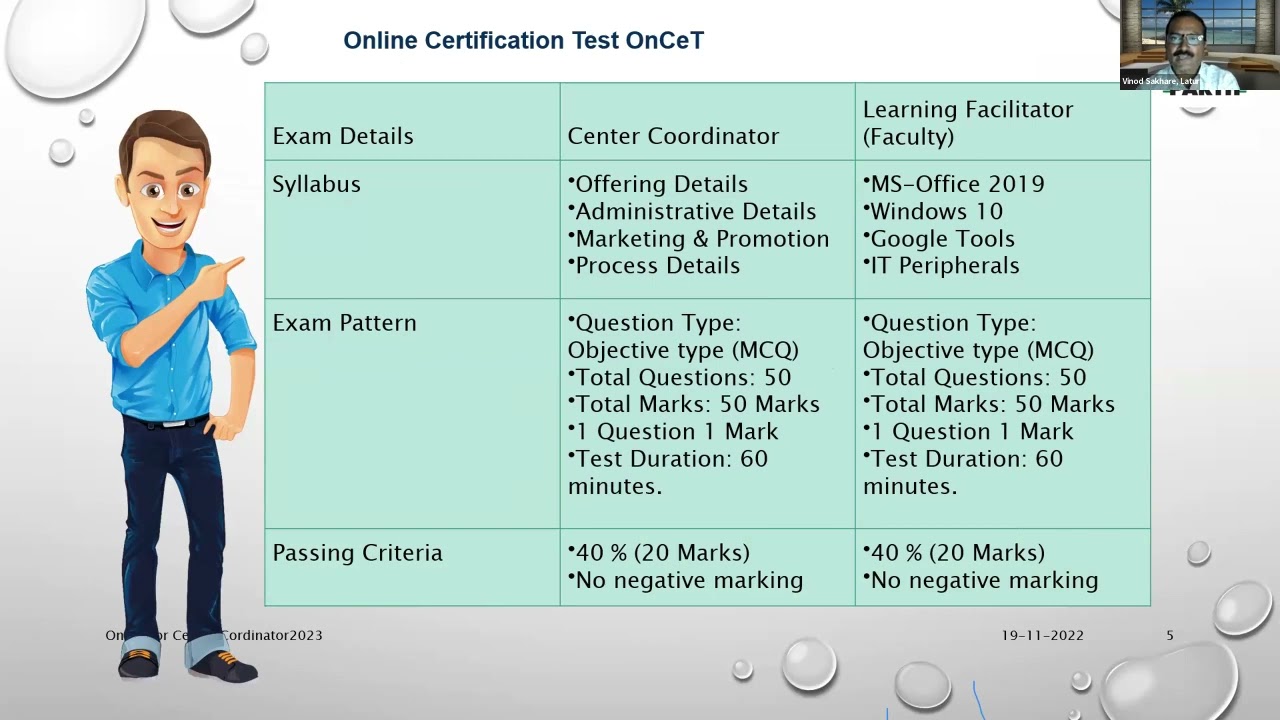 MKCL ONCET Center Coordinators NCR2022
